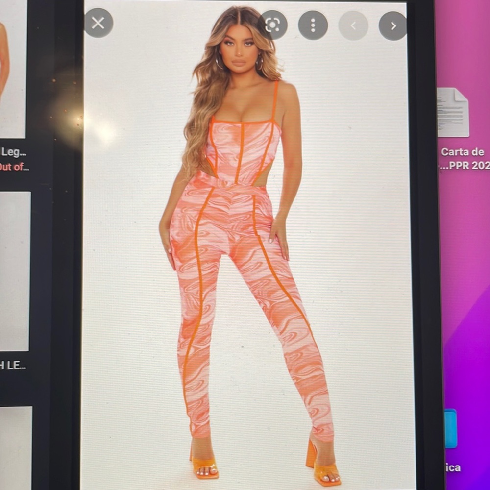 NEW MESH SET! Orange/combo SWIRL